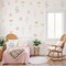 48-Piece Boho Daisy Wall Decals - Dual-Layer Watercolor Flower Stickers - Removable Peel and Stick Floral Decor for Nurseries, Playrooms, & Kids' Bedrooms